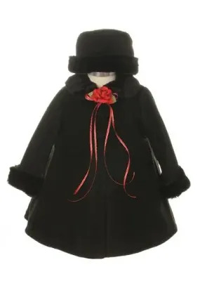 KD166 - Fleece Cape Baby Coat