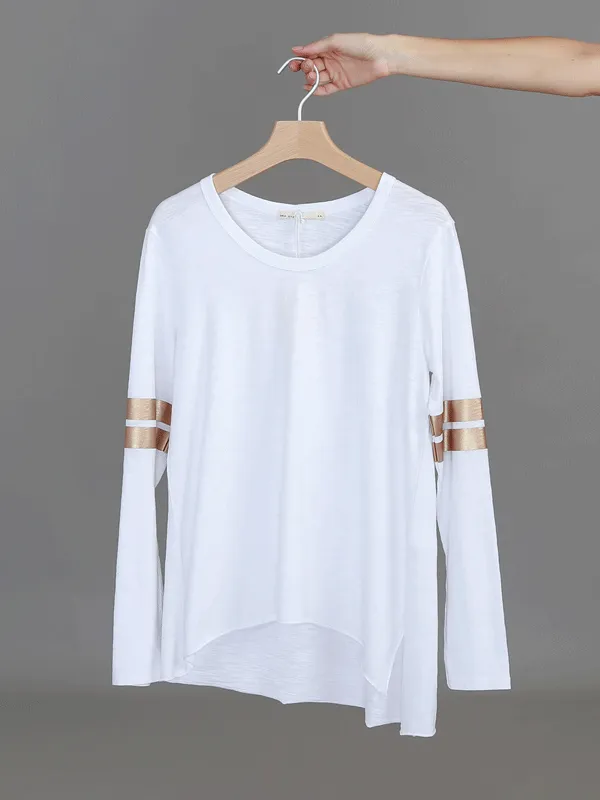Kiara Twin Gold Stripe T Shirt