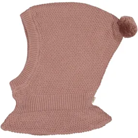 Knitted Balaclava Pomi - powder brown