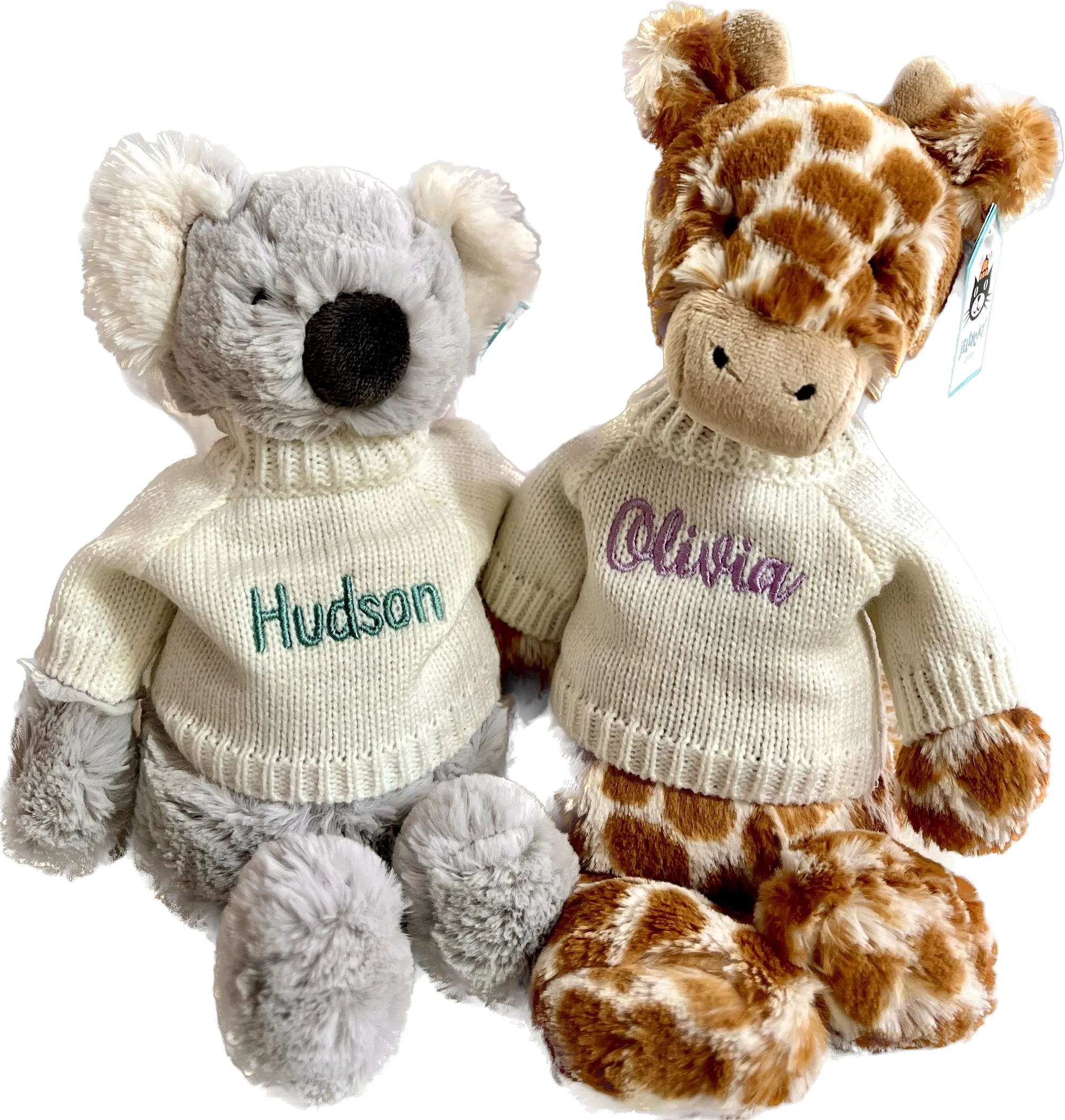 Knitted Jumper Cream - Fits Medium Bashful Jellycat (JUMPER ONLY)