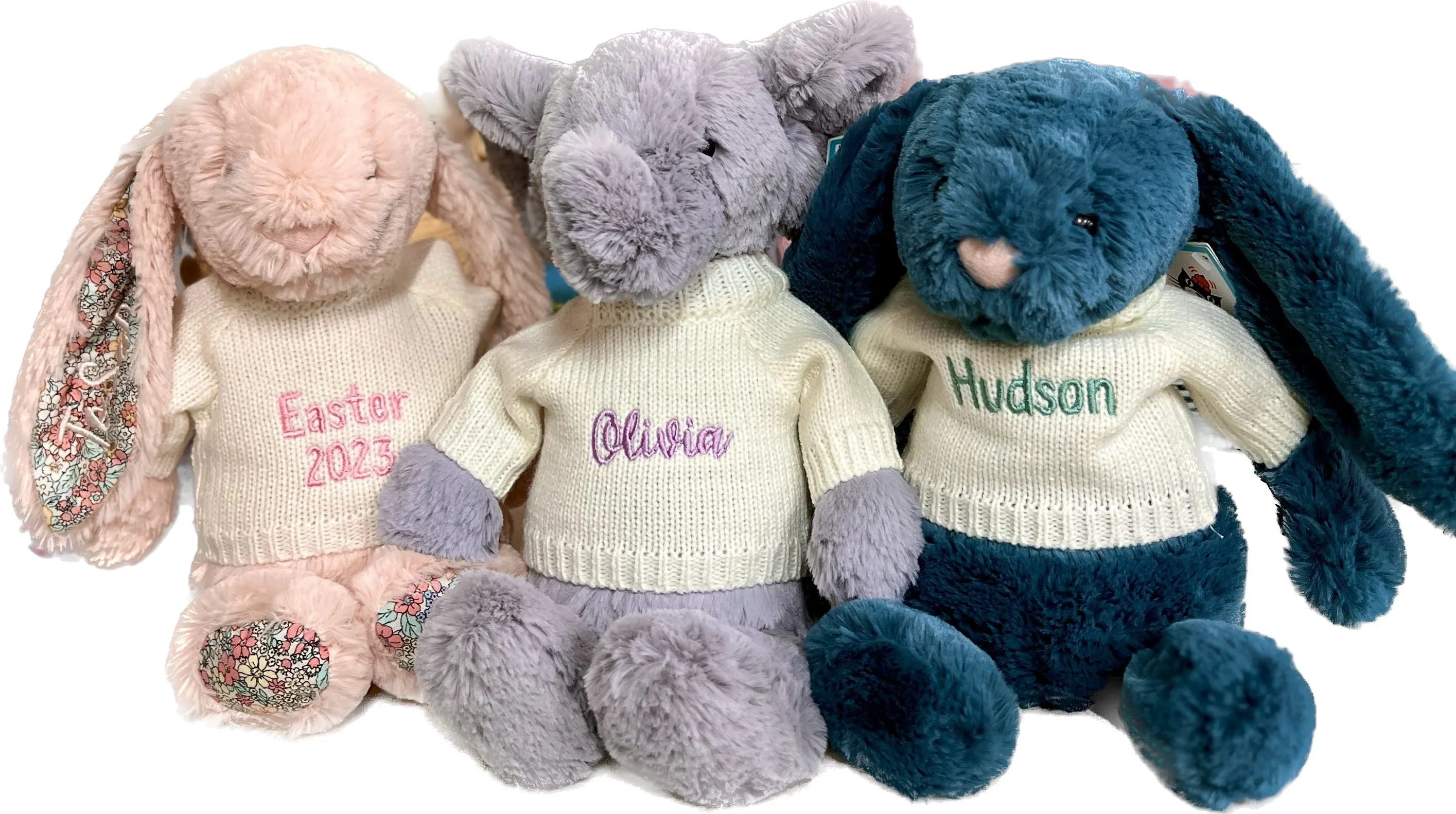 Knitted Jumper Cream - Fits Medium Bashful Jellycat (JUMPER ONLY)