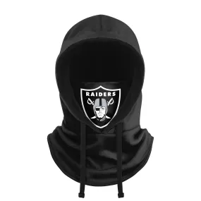 Las Vegas Raiders NFL Black Drawstring Hooded Gaiter
