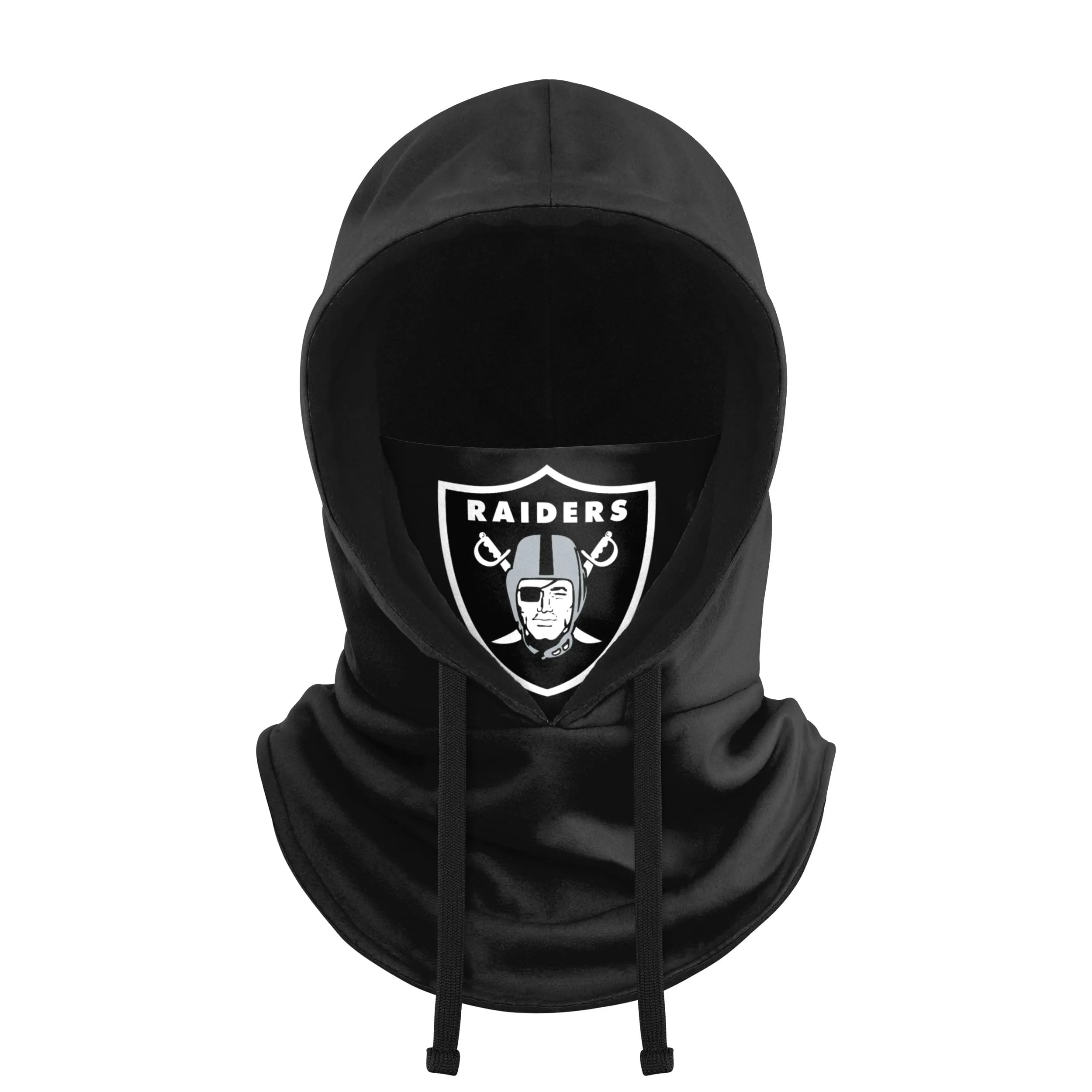 Las Vegas Raiders NFL Black Drawstring Hooded Gaiter