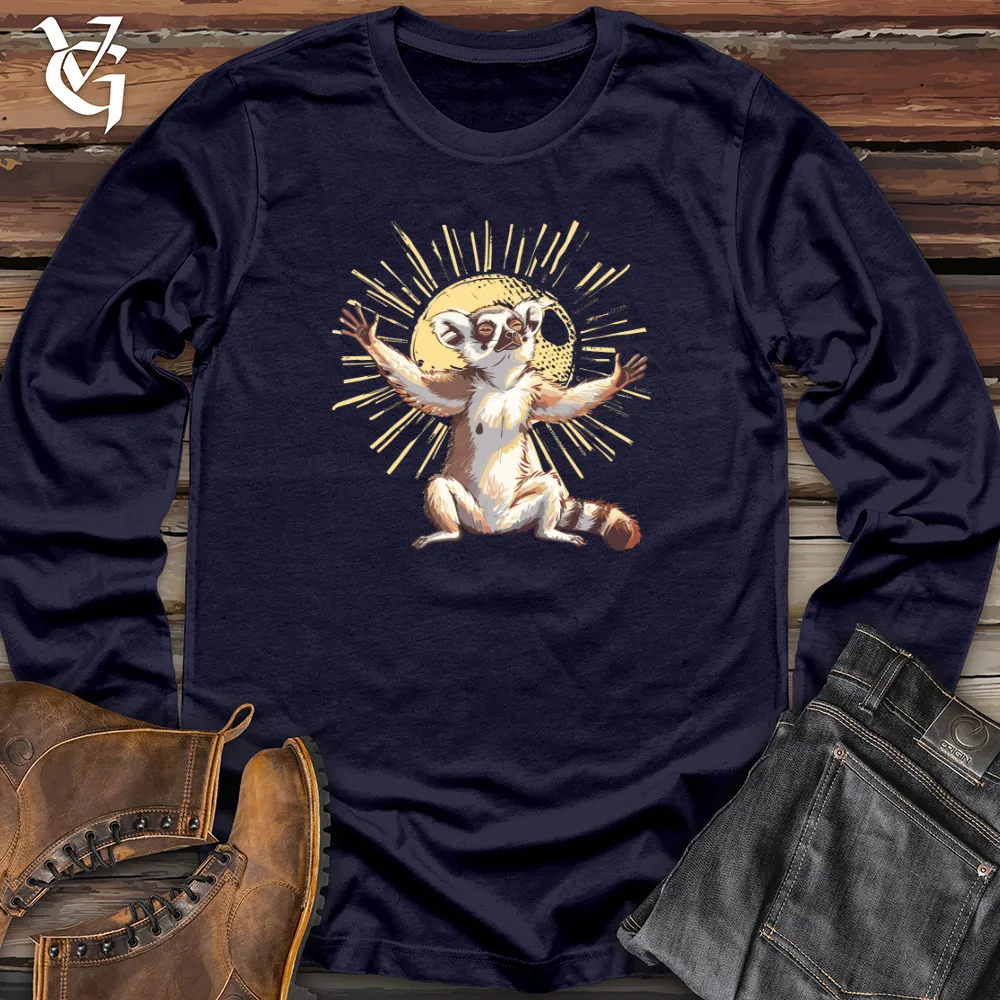 Lemur In The Sun Long Sleeve