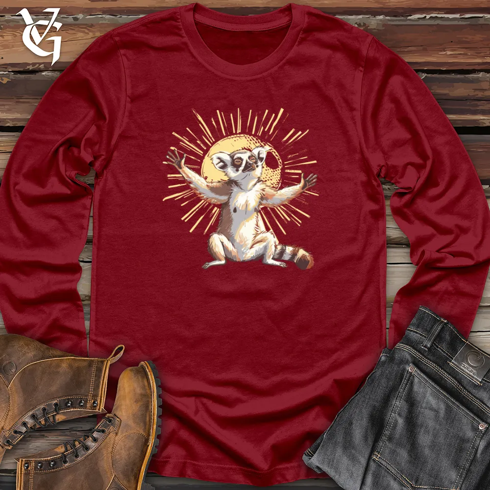 Lemur In The Sun Long Sleeve