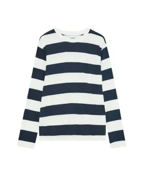 Long-sleeve striped T-shirt