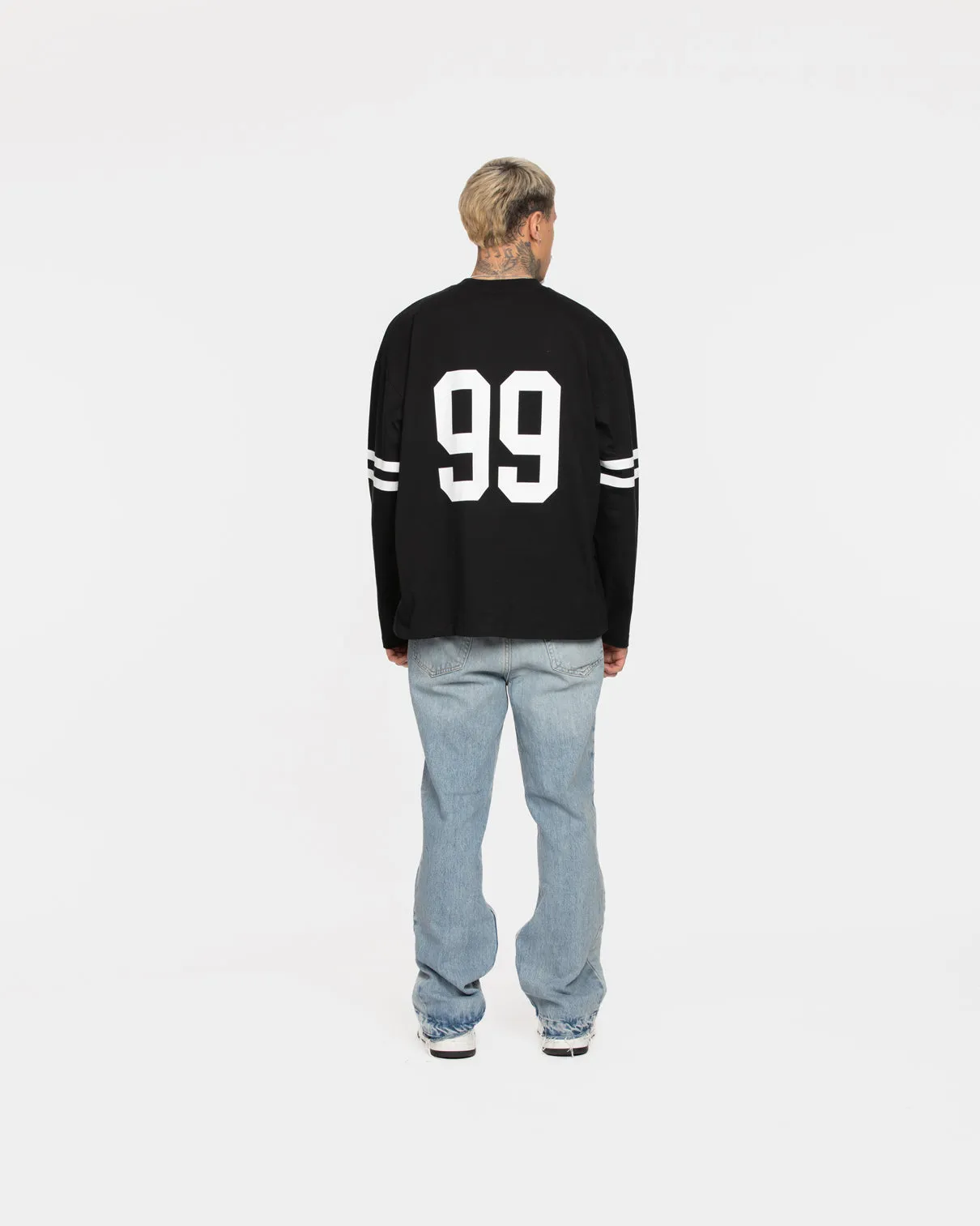 Long Sleeve Stripes Black