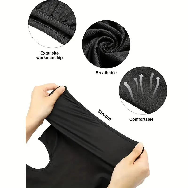 M1 Full Face Cover Balaclava Protection Filter Plain Ski Dust Mask -Black