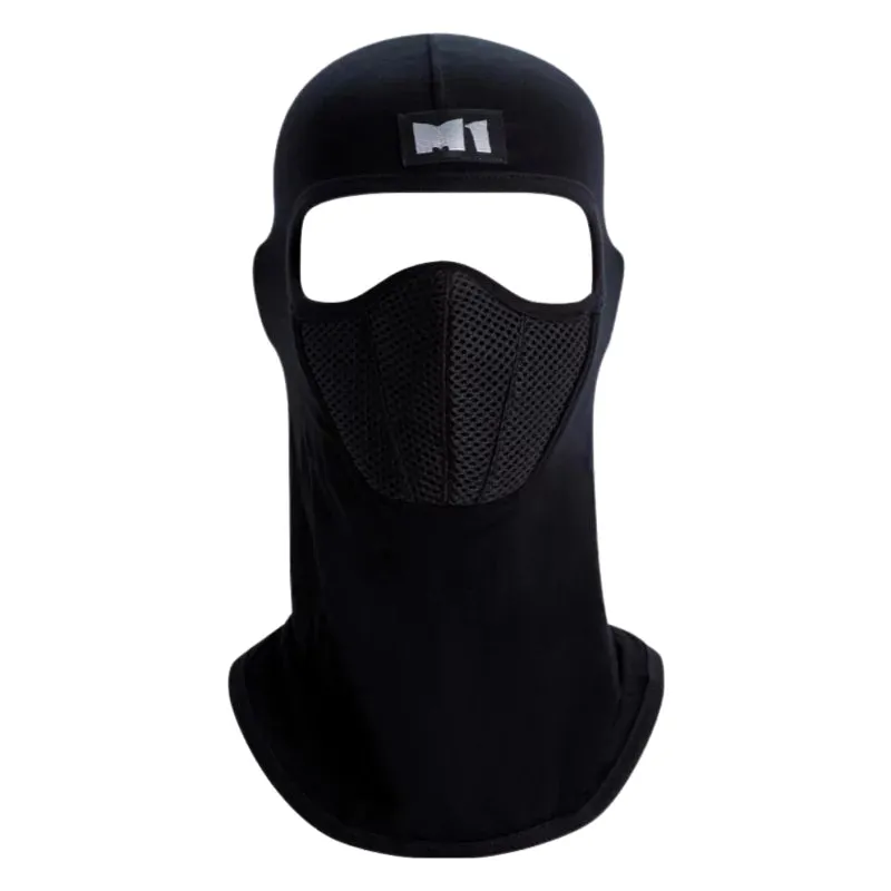M1 Full Face Cover Balaclava Protection Filter Plain Ski Dust Mask -Black