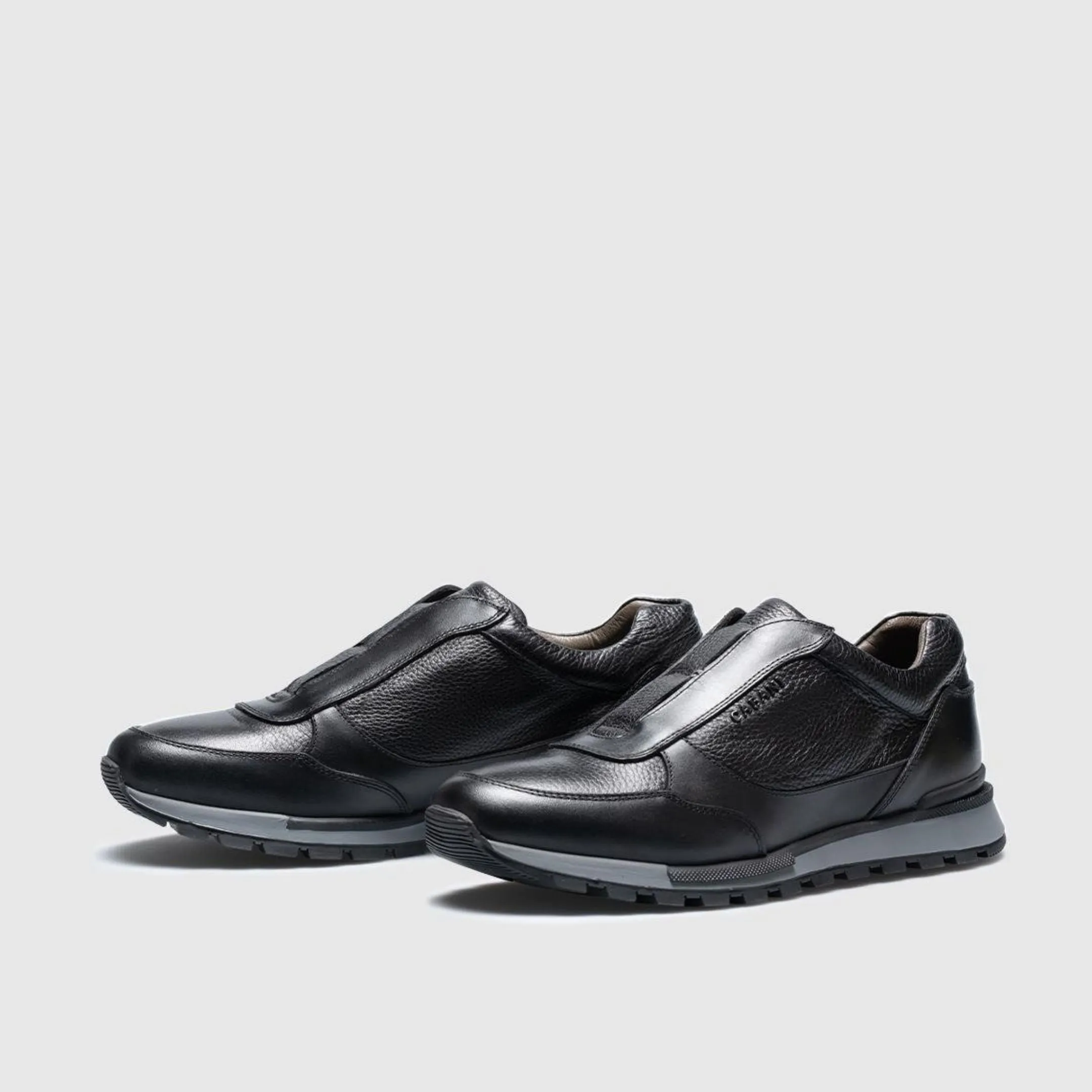 Madasat Black Leather Casual Shoes - 340 |