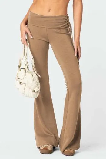 Maddie drawstring flared pants