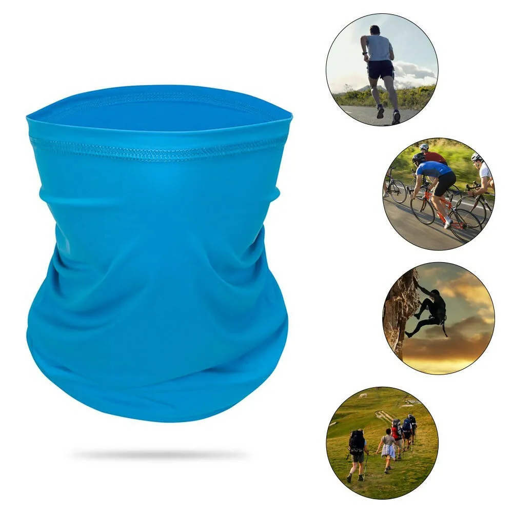 Men Women Bandanas Face Mask Outdoor Anti-dust Sun Protection Sports Neck Gaiter Scarf Balaclava for Cycling Running Hiking Motorcycling
