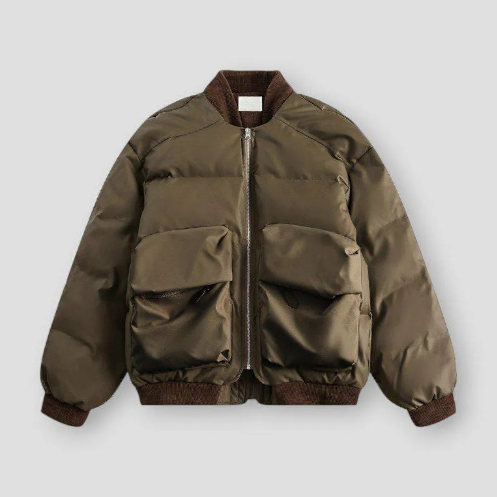 Men’s Stylish Workwear Flight Jacket