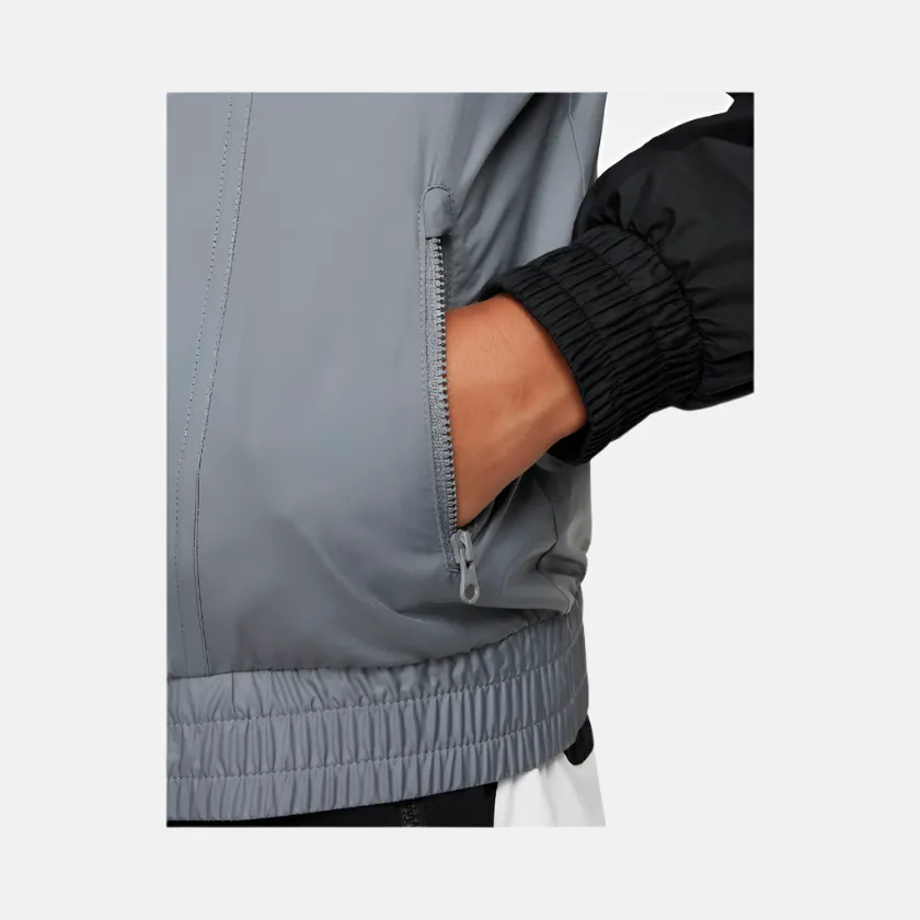 Nike Sportswear Windrunner Older Kid's Hooded Repel Jacket -White/Smoke Grey/Black/Black