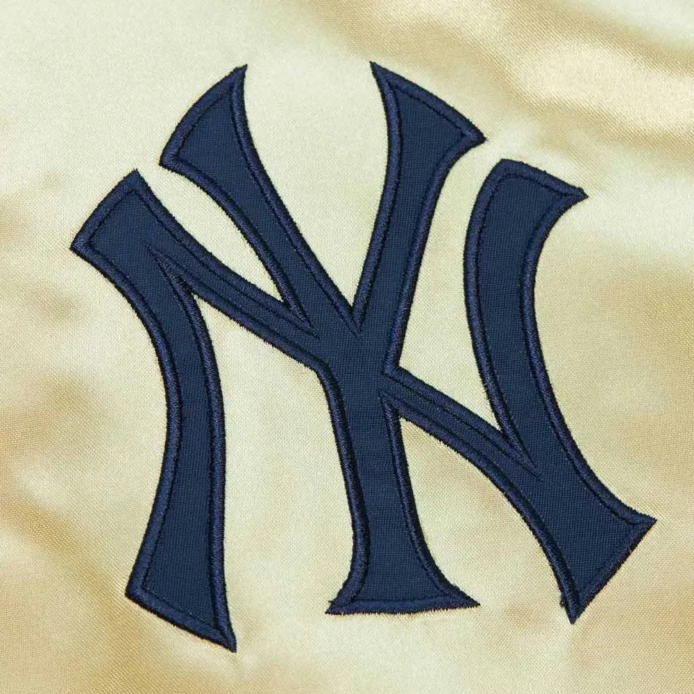 NY Yankees Team OG 2.0 Gold Satin Jacket For Men and Women