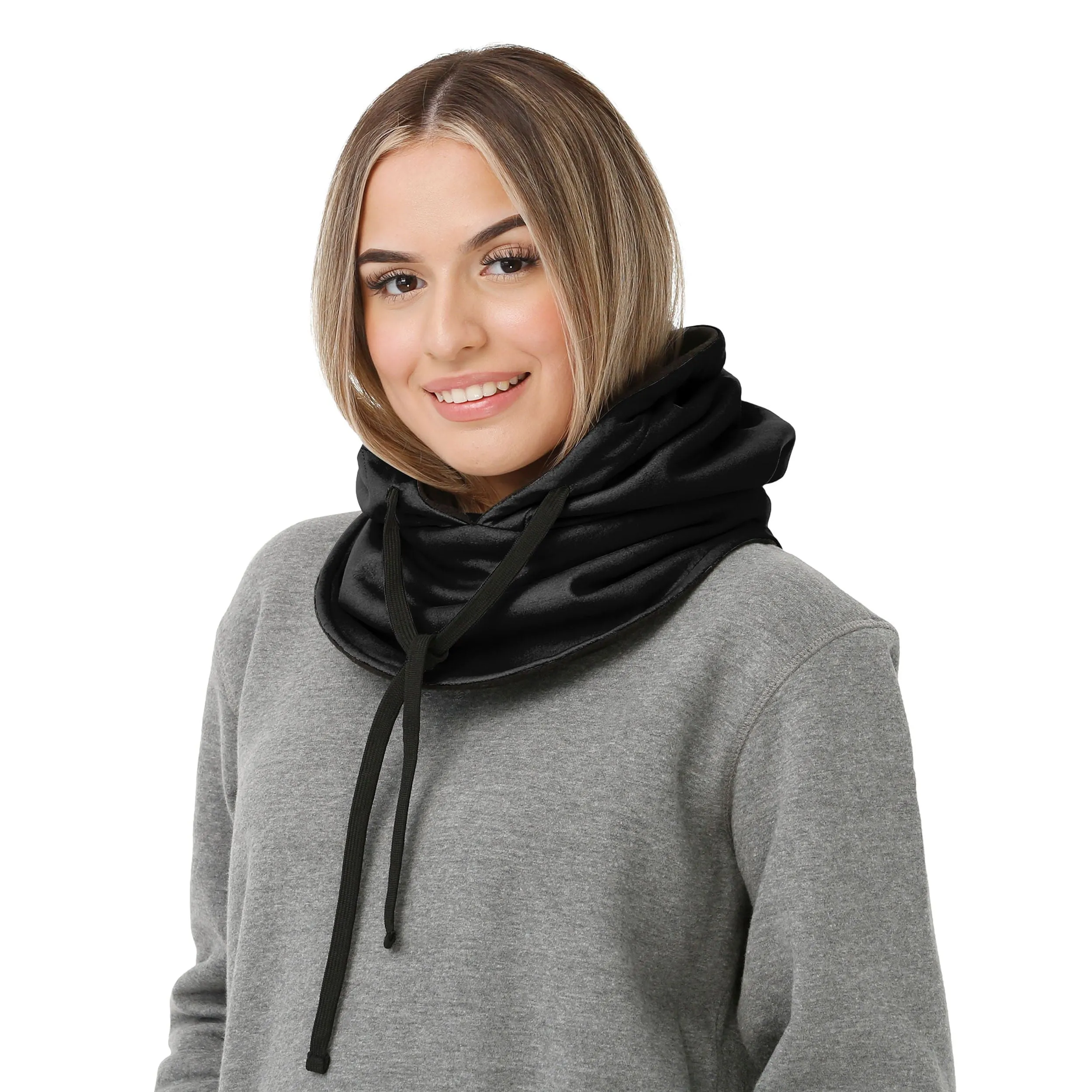 Ohio State Buckeyes NCAA Black Drawstring Hooded Gaiter