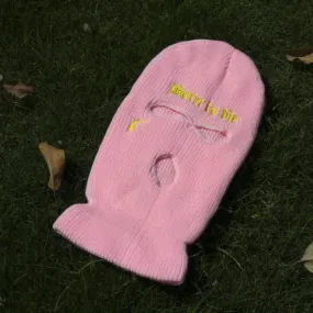 Pink Born To Die 3 Holes Ski Mask