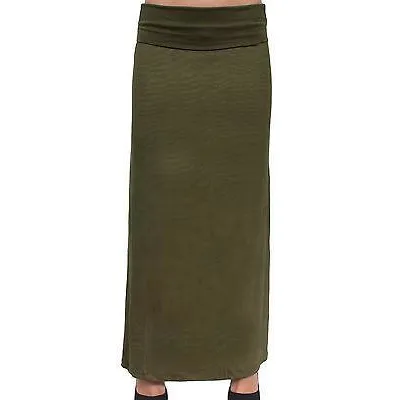 Plus Size Maxi Skirt