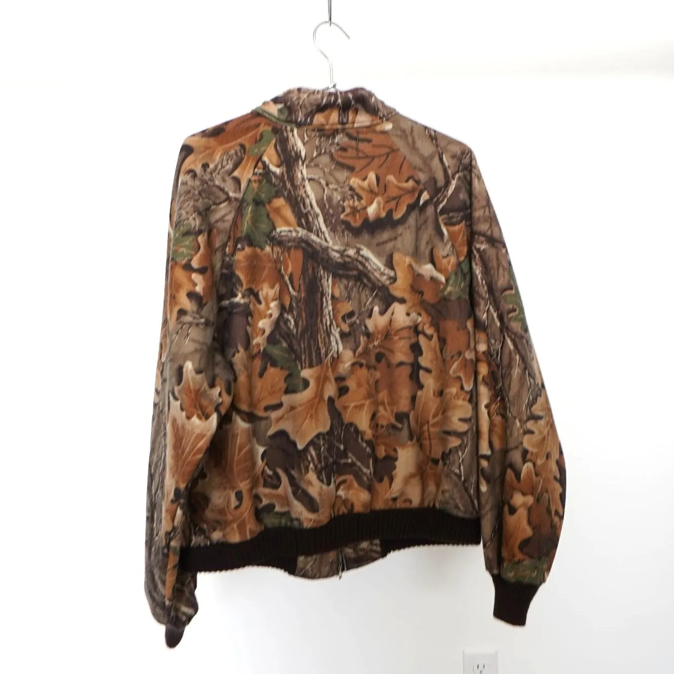 "Retail" Vintage Spartan Polar Fleece Realtree Camouflage Full Zip Jacket Men's