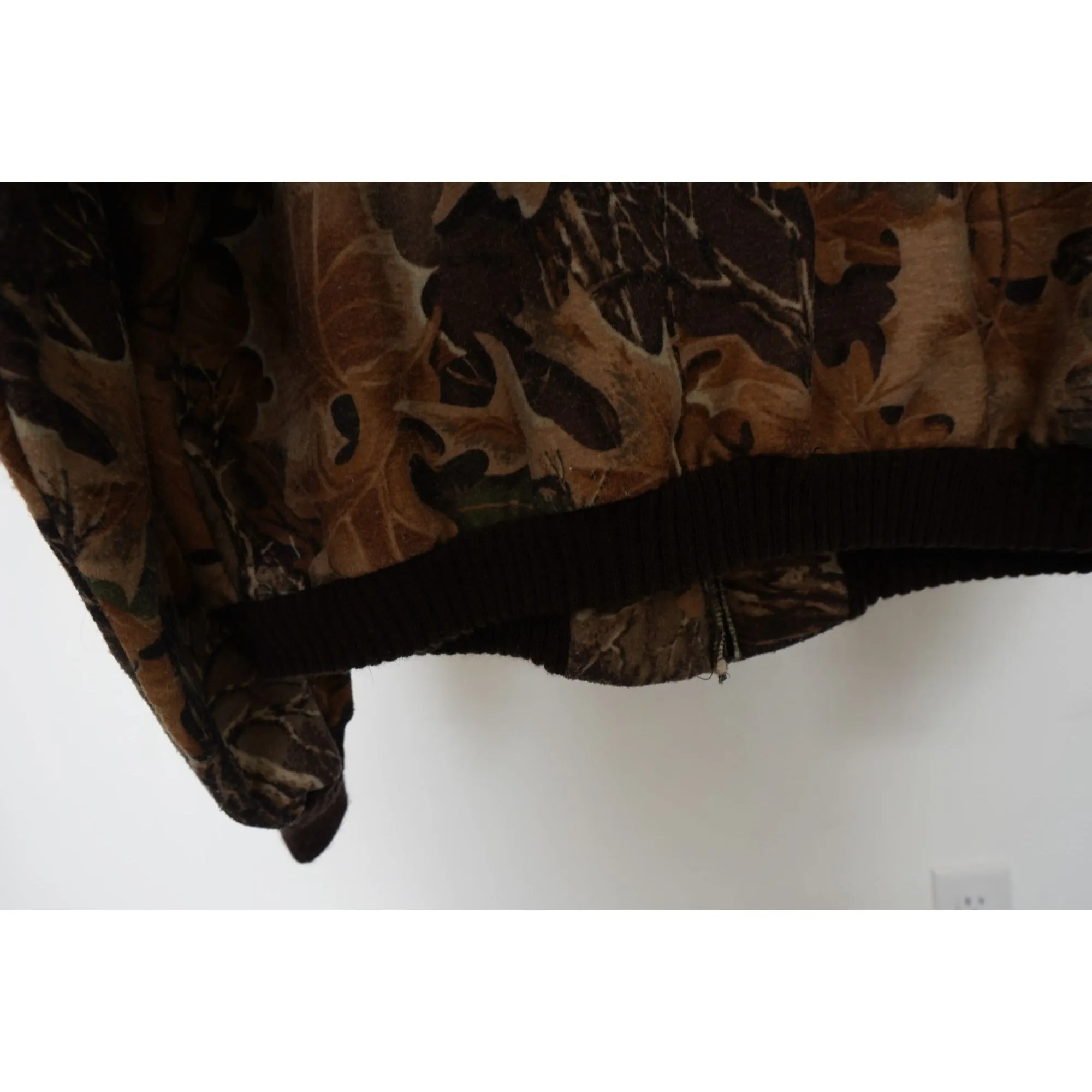 "Retail" Vintage Spartan Polar Fleece Realtree Camouflage Full Zip Jacket Men's