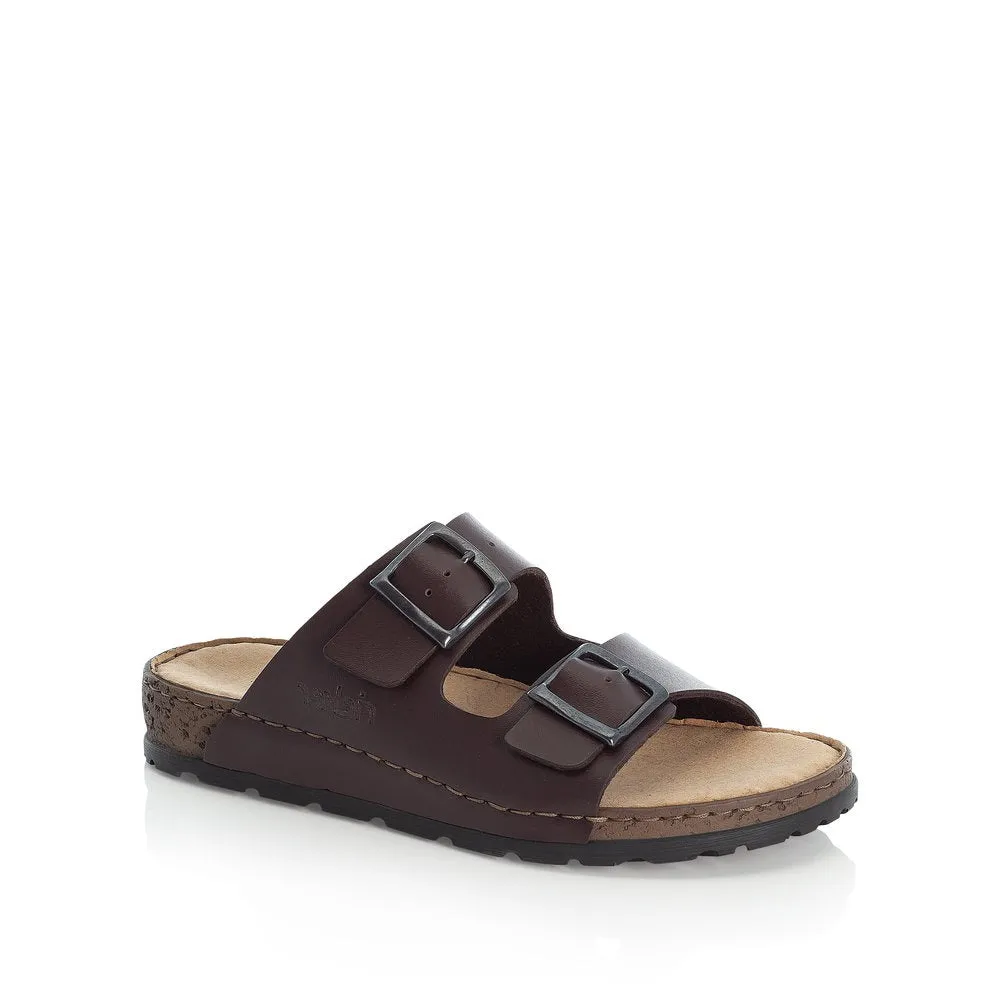Rieker Men's Slip On Foot-Bed Sandal