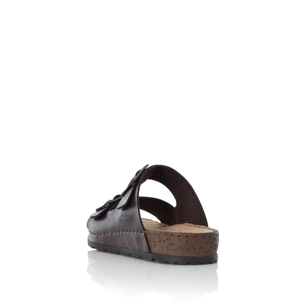 Rieker Men's Slip On Foot-Bed Sandal