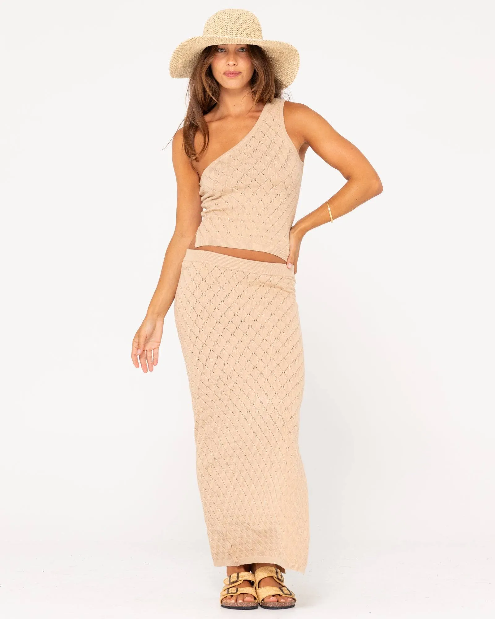 Rusty Leo Maxi Knit Skirt