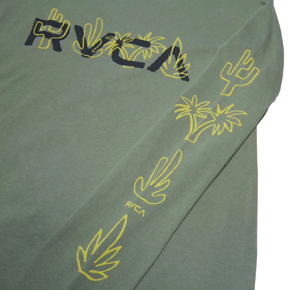 RVCA Desertscape Long Sleeve T-Shirt - Jade