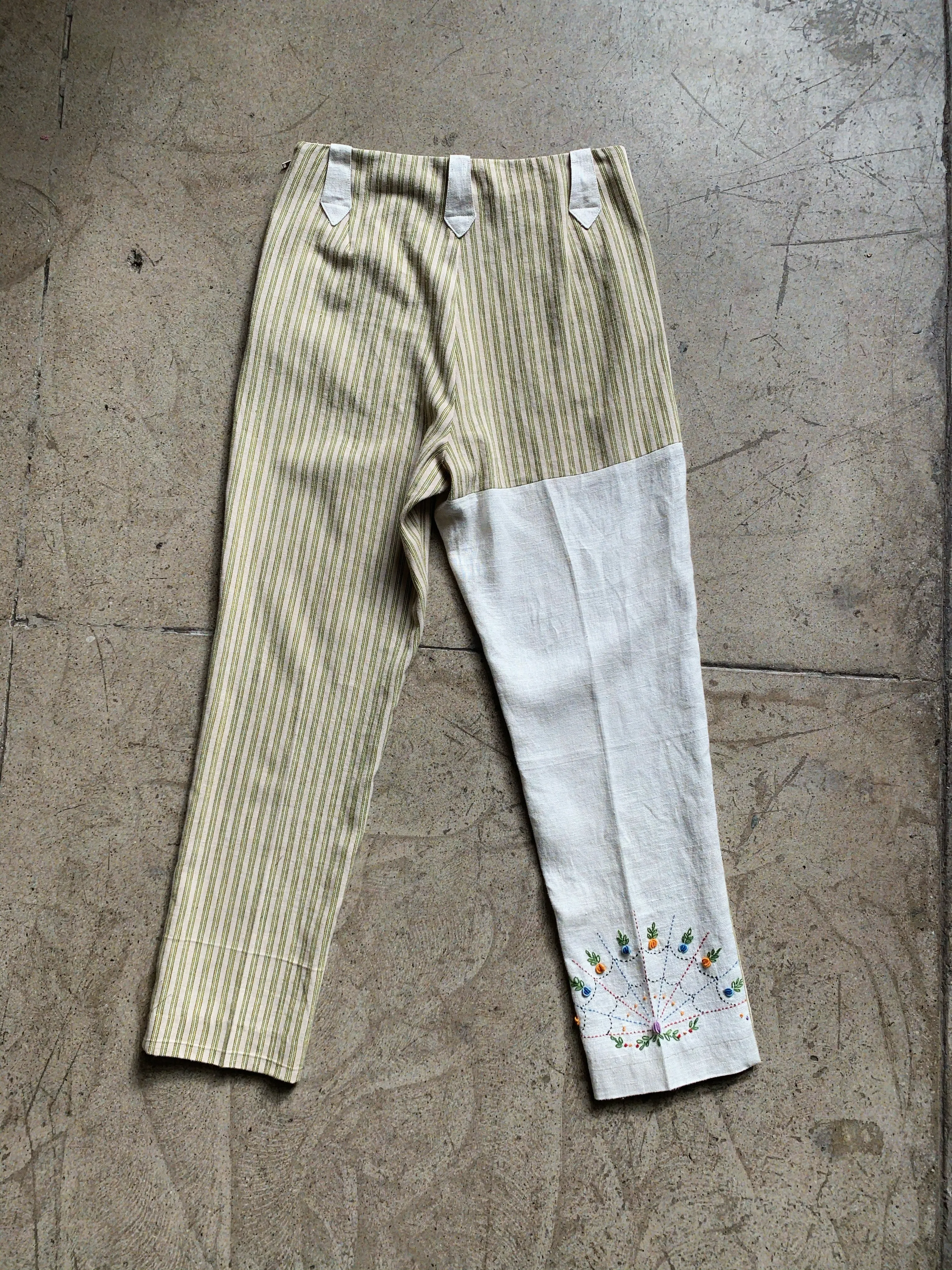 Spiderweb Western Side Zip Pants