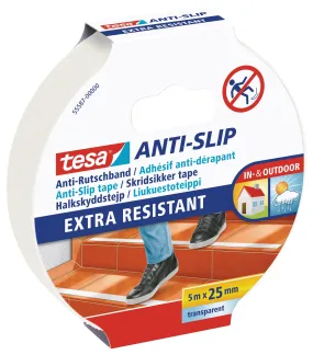 TESA Anti-Slip Tape Transparent 5m x 25mm - Extra Resistant
