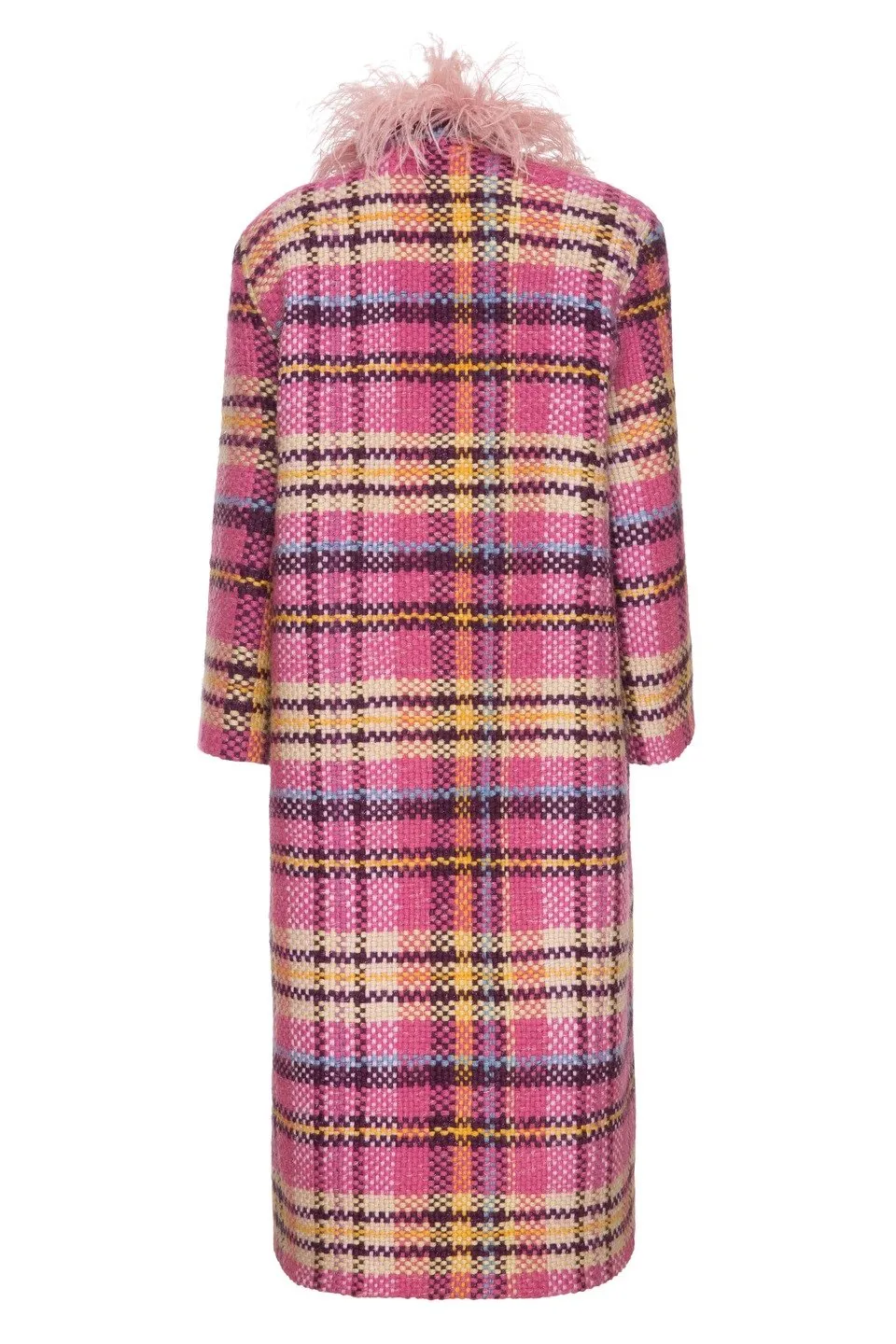 Tweed Boa Coat