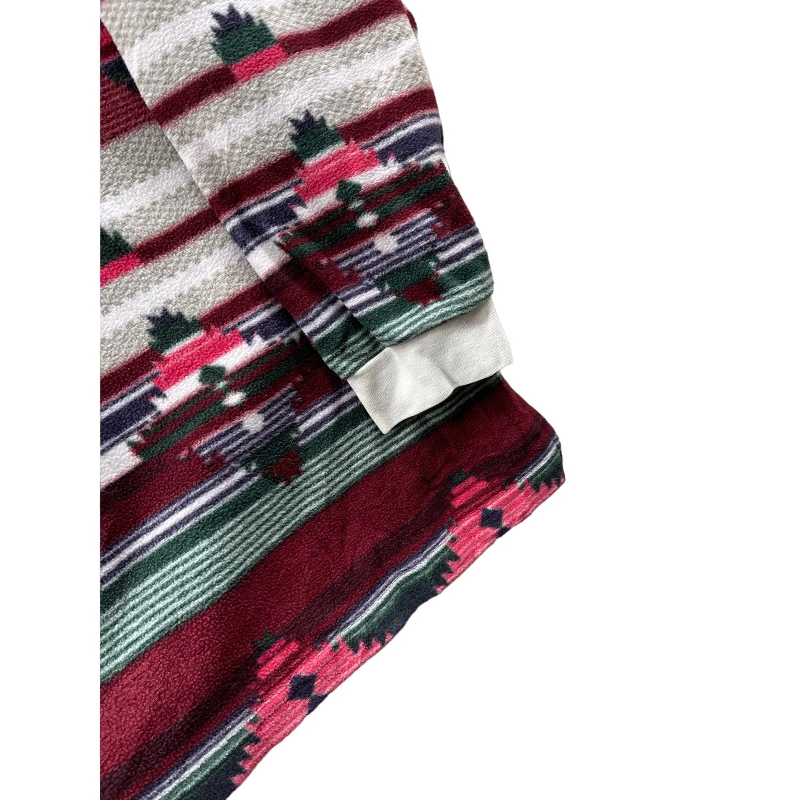 Vintage 1990's Blair Southwest Aztec Mock Neck Fleece Pullover