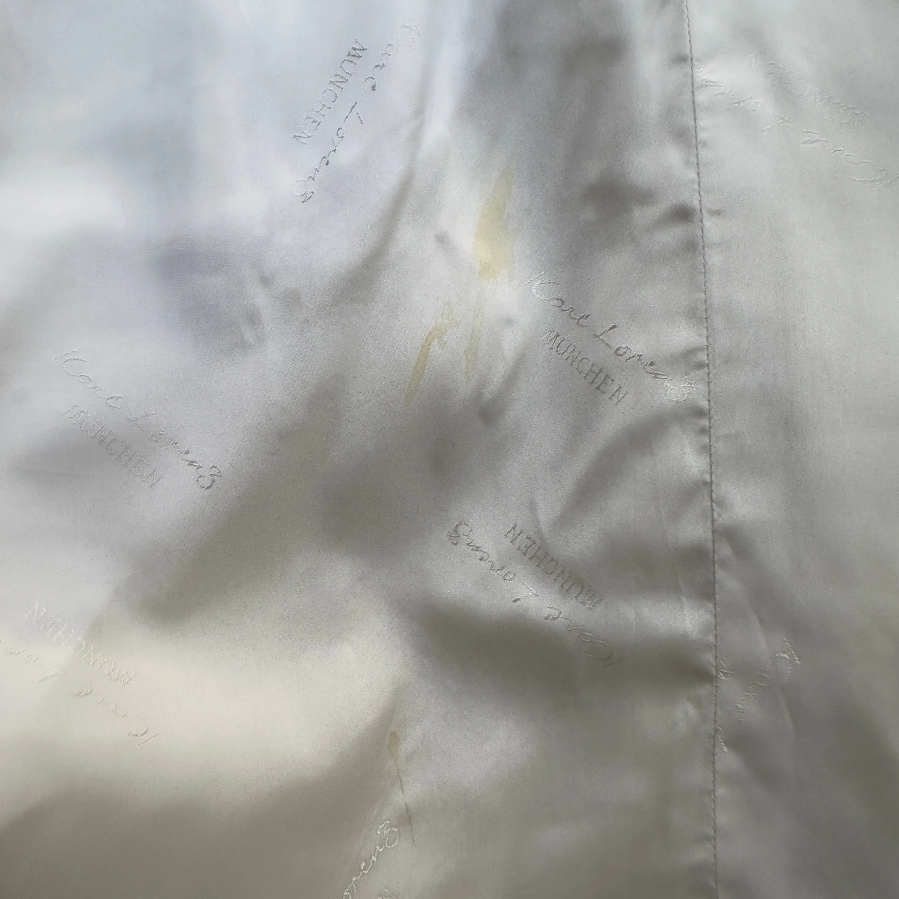 Vintage Cream Lama Mohair Coat - size M-L