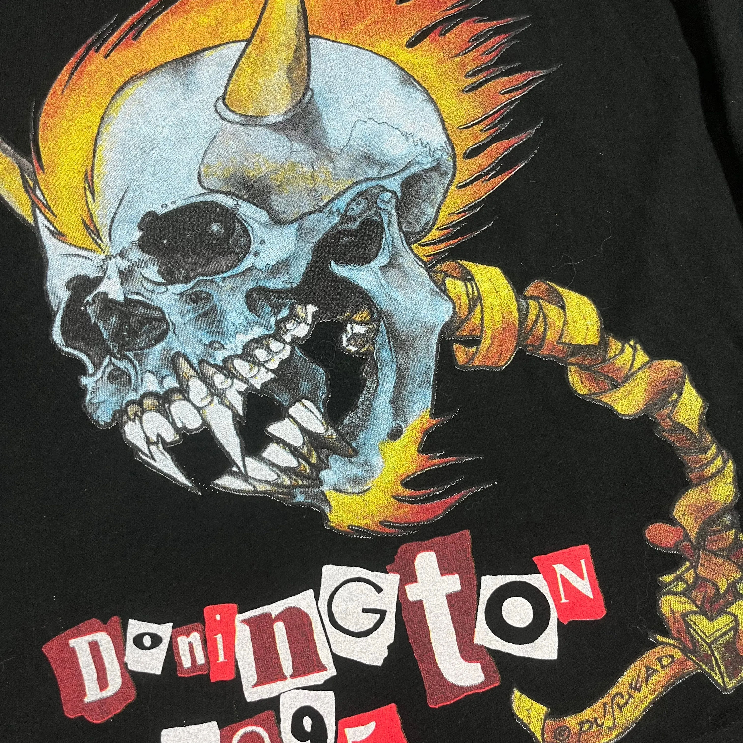 Vintage Pushead "Donington 1995" Long Sleeve Shirt