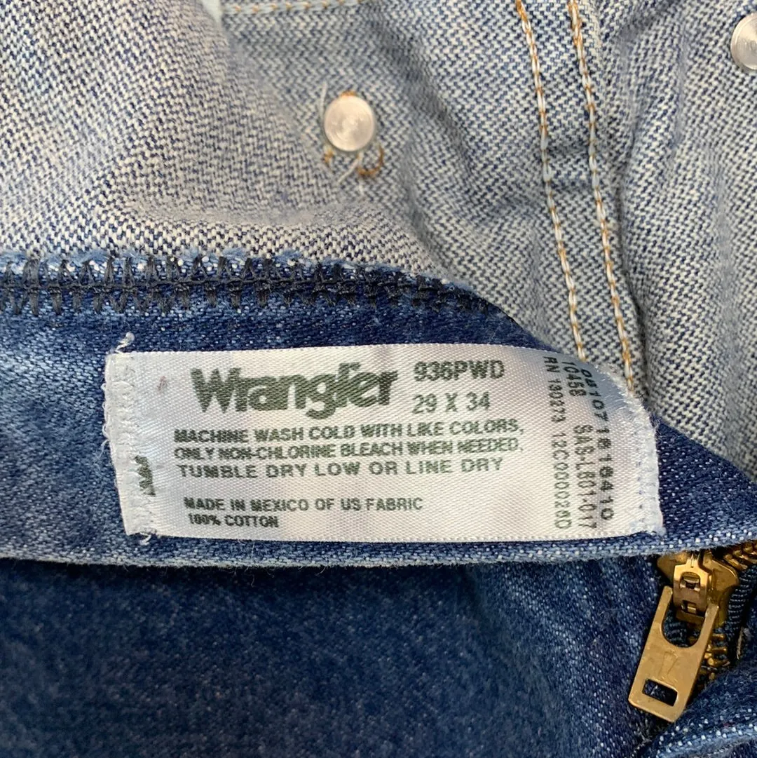 Wrangler Cowboy Cut Slim Fit Jean 29 x 34