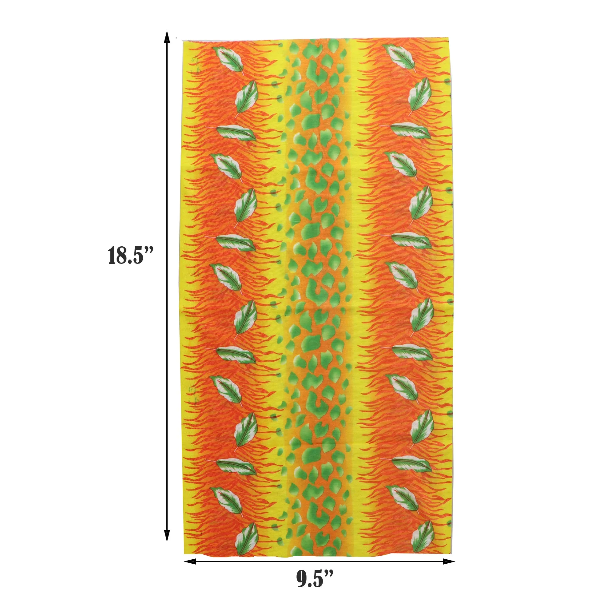 Yellow Orange Green Seamless Face Mask Neck Gaiter