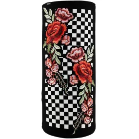 Zan headgear® Checkered Floral  All in One Headgear