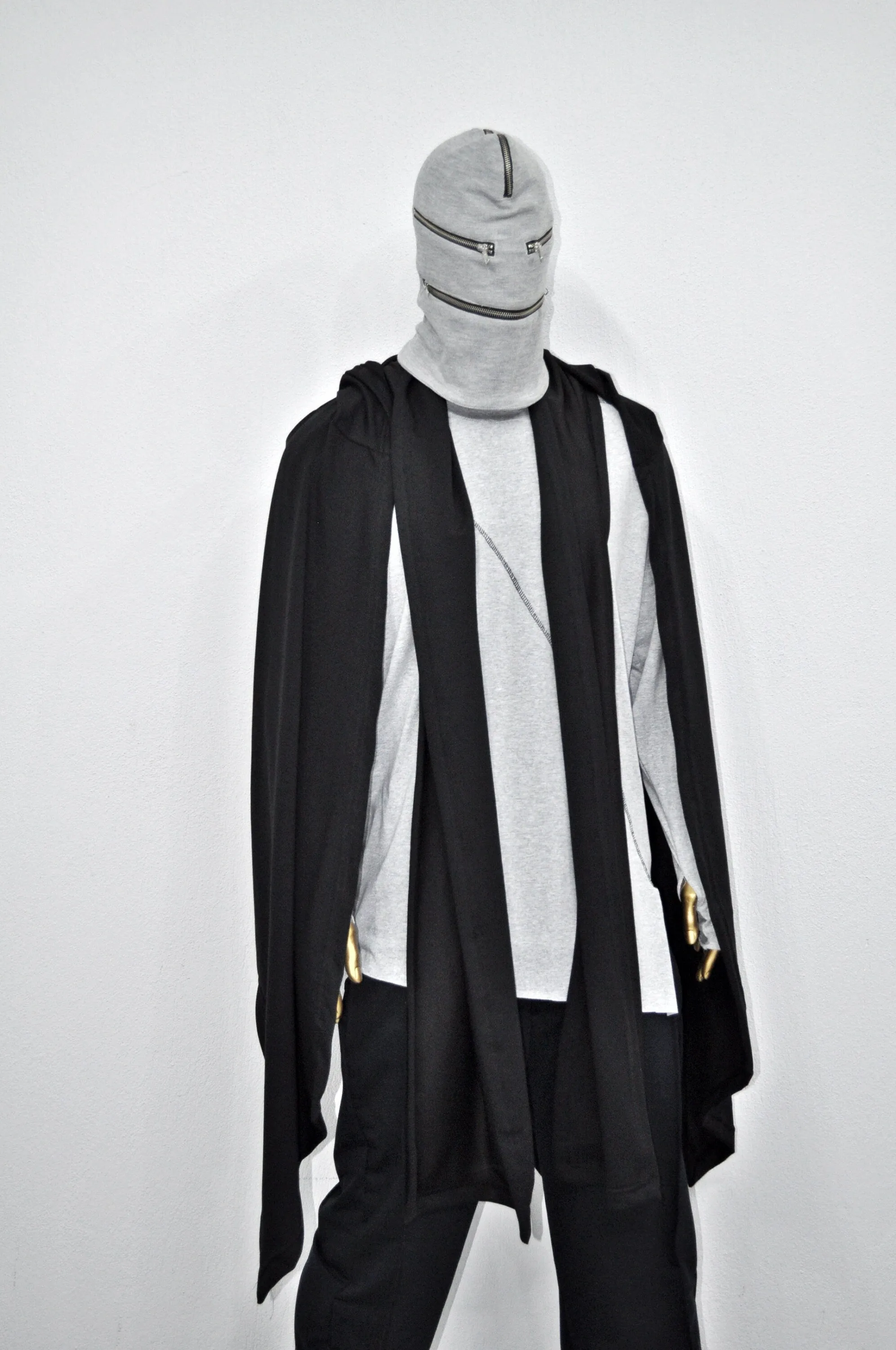 Zipper Balaclava , Breathable head mask Hamas balaclava Full YKK zipper - mouth, eyes, head Keeps you warm Hide your emotions - BB0166