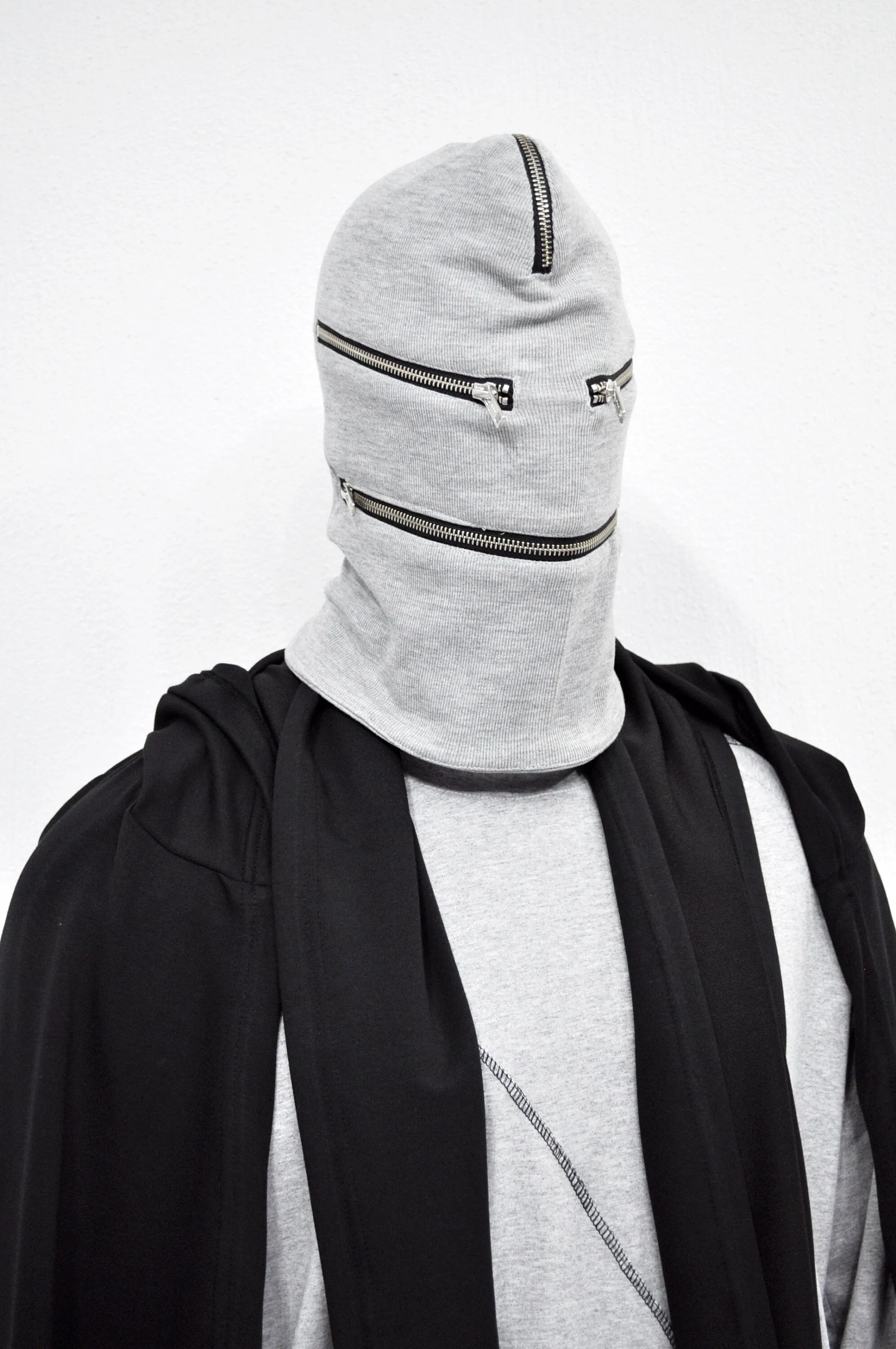 Zipper Balaclava , Breathable head mask Hamas balaclava Full YKK zipper - mouth, eyes, head Keeps you warm Hide your emotions - BB0166