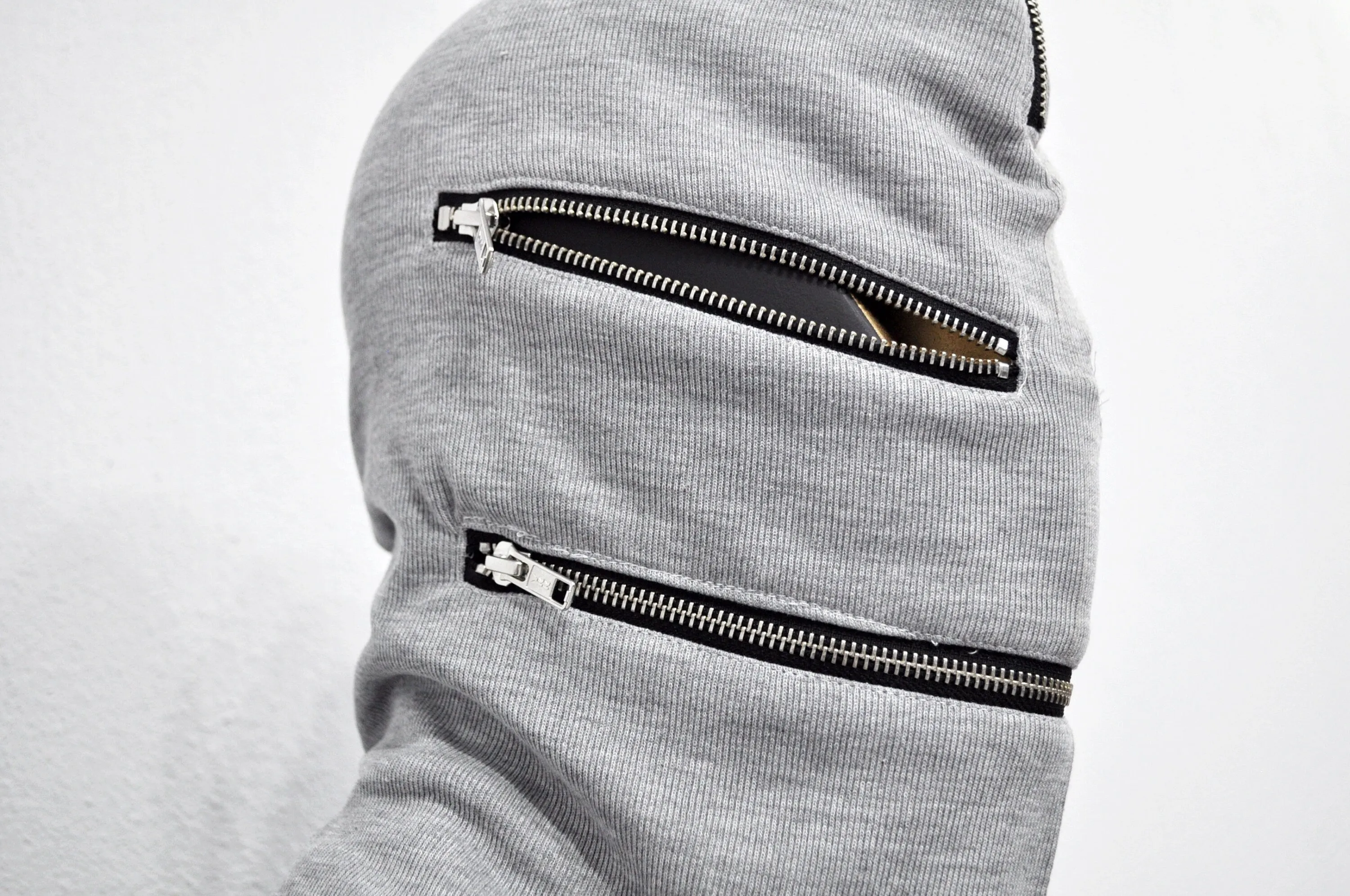 Zipper Balaclava , Breathable head mask Hamas balaclava Full YKK zipper - mouth, eyes, head Keeps you warm Hide your emotions - BB0166